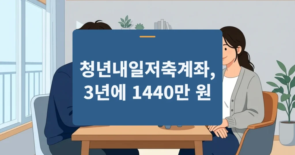 청년내일저축계좌 저축을 확인하는 청년